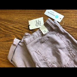 Cosmic Blue Love Capri Pants